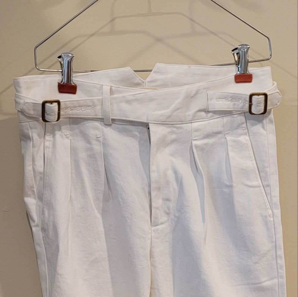 Off-White Japanese Selvedge Denim Gurkha Pants